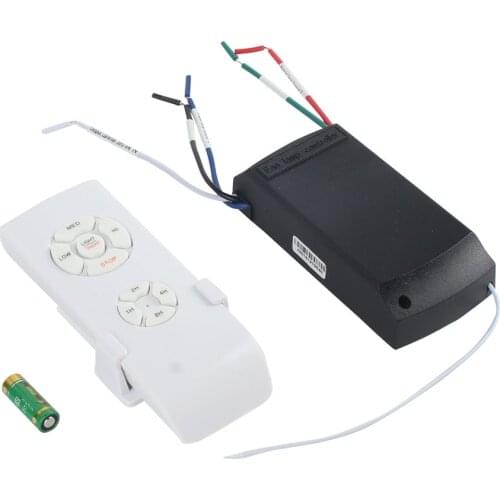 110-240V Timing Wireless Control Switch Universal Ceiling Fan Lamp Remote Control Kit Adjusted Wind Speed Transmitter Receiver