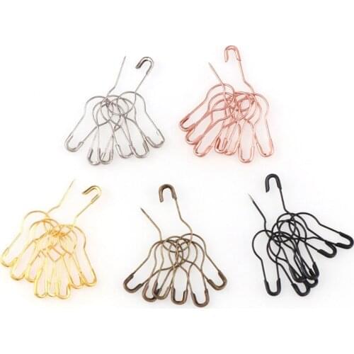 Calabash Anti No Snag Free French Bulb Safety Pin Pins Fastener Crafts Gourd 100 pcs