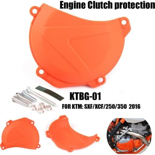 Motorcycle Engine Right Clutch Case Cover Guard Protector For SXF/XCF250/350 2016 Dirt Bike Motocross Enduro Supermoto
