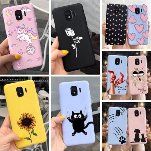 For Samsung Galaxy J2 Core Case Cat Unicorn Heart Soft Cover For Samsung Galaxy Grand Pro J250F J260F J 2 J2Core J2Pro 2018 Case
