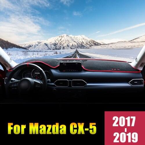For MAZDA CX-5 CX5 CX 5 2017 2018 2019 2020 LHD Car Dashboard Covers Mat Avoid Light Pad Sun Shade Carpets Protector Accessories