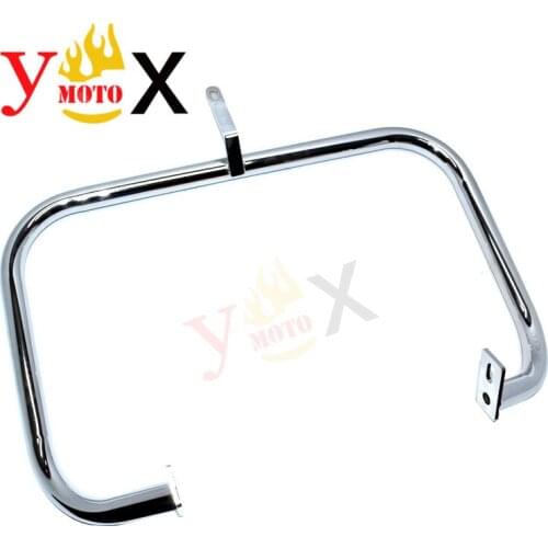 Chrome Engine Guard Buffer Bumper Highway Crash Bar Protector For Honda VLX400 Steed 400 Shadow VT400 1991-2008 VLX600 Steel 600