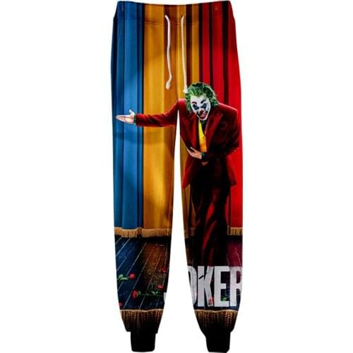Classic Cosplay JOKER 3D Custom Printed Trousers Jogger Pants Fashion Streetwear Long Sport Pants Casual Sweatpants banana fish
