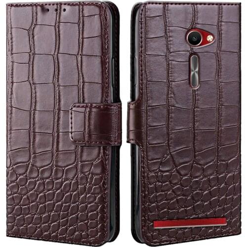 Wallet Case Leather Book Business Cover for Asus Zenfone 2 ZE500CL Z00D Case Flip Phone Bags Magnet Card Slot Holder