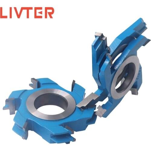 LIVTER Finger-Jointer cutter alloy woodworking tools Finger joint wood 1 set,2 pcs Combination knife end mill