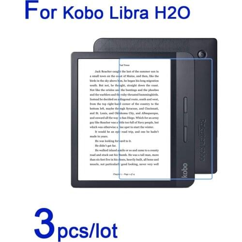 3pcs/lot Soft LCD Screen Protectors for Kobo Libra H2O Ebook Tablet Ultra-Clear/Matte/Nano Anit-Explosion Pretective Film
