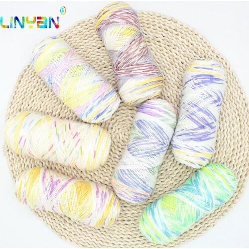 Wholesale! 5 pieces*100g Baby knitting needles yarn to knit thread to knit soft milk High quality yarn baby milk Hand crochet t4
