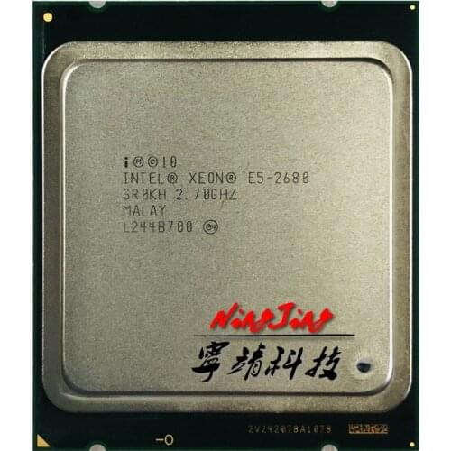 Intel Xeon E5-2680 E5 2680 2.7 GHz Eight-Core Sixteen-Thread CPU Processor 20M 130W LGA 2011