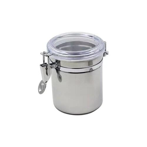 Smokooo Stainless Steel Airtight Stash Jar 2.17 Inches Multi-Use Vacuum Seal Portable Storage Container for Tobacco Herbs