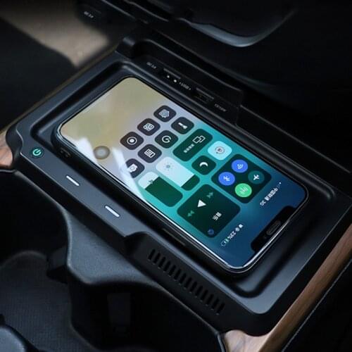 10W QI car wireless charging phone charger for Honda CRV CR-V 2017-2019 fast phone charger charging plate charging holder