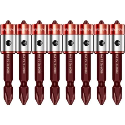 Screwdriver Bits Magnetic Ring 1/4\" 6.35mm Metal Strong Magnetizer Screw T8WE