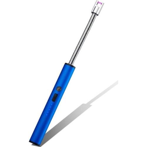 Dual Arc Camping Cooking Fireworks Candle Longer 360 Flexible Neck USB Rechargeable Flameless Kitchen LED Electronic Lighter