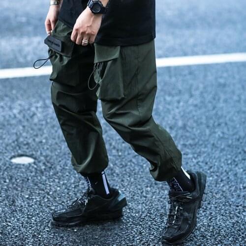 Enshadower Joggers wide front pockets cargo-pants techwear ninjawear streetwear EDR-0299