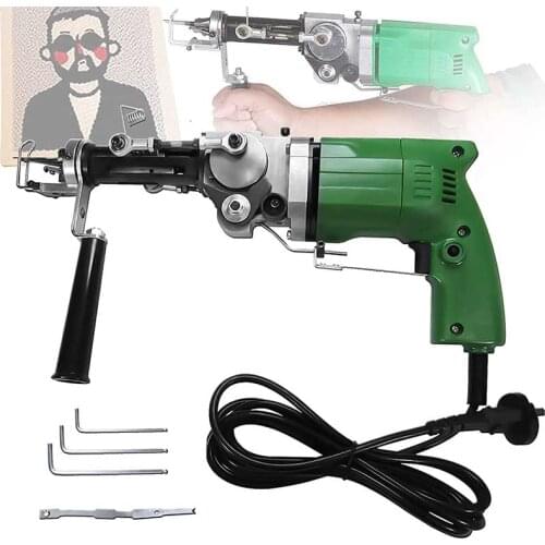 240W Electric Carpet Tufting Gun Carpet Weaving Tufting Gun Handheld Rug Tufting Machines Rug Making Tools Cut Pile Loop Pile