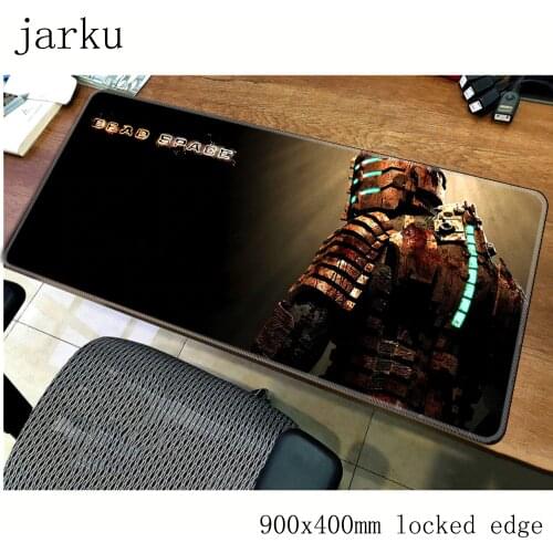 Dead space mousepad gamer 900x400X3MM gaming mouse pad large Mass pattern notebook pc accessories laptop padmouse ergonomic mat