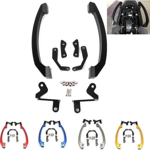 JMCRider 2017 For Yamaha MT-07 MT07 MT 07 FZ-07 FZ07 Grab Handle Bars Rear Seat Passenger Grab Rail Handle 2014 2015 2016 2017