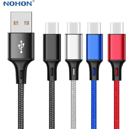 Type-C Charger Cable For S8 S9 Huawei P20 Pro Oneplus 6 5 One Plus Xiaomi Fast Charge TypeC Data USB Short Long 2m 3m Wire Cord