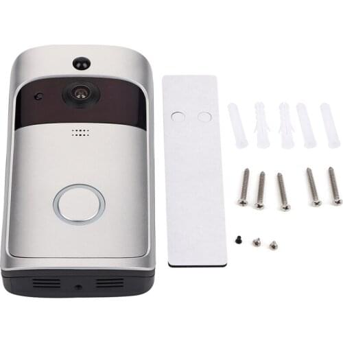Top 720P Visual Real-Time Intercom,Wi-Fi Night Vision Talk Home Security Camera with 166° Viewing Angle Smart Door Bell