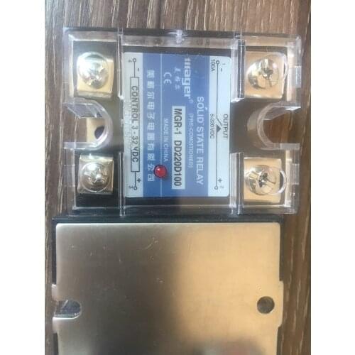 Mager Genuine new original single-phase SSR SSR single-phase solid-state relay 100A DC-DC DC control DC MGR-1 DD220D100 5-220V