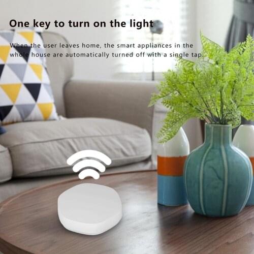 Mini Smart -Life Sensor Smart Wireless Switch For Zigbee Connection Remote One Key Control Smart Home Appliances Button Doorbell