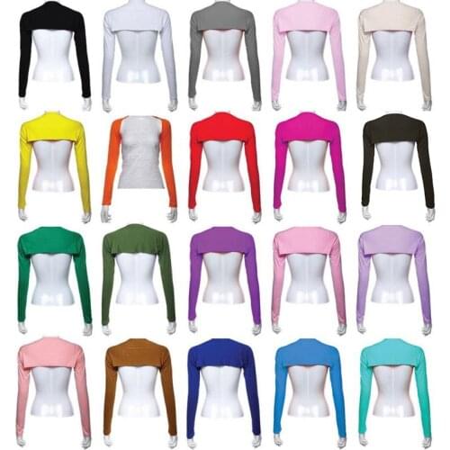 Muslim One Piece islamic Arm Sleeves Full Arm Sleeves Modal Jersey Arm Cover Shrug Bolero Inner Body TT@88