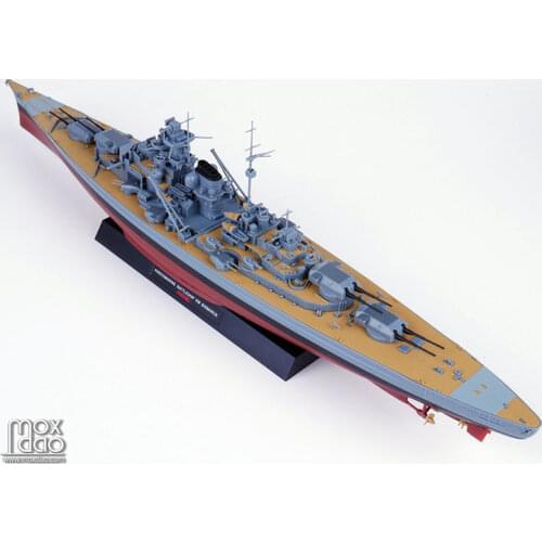 1:700 Military Model Assembly kits German Navy Bismarck Battleship Building Kits With Deck No Need Painting Gluing PS-003