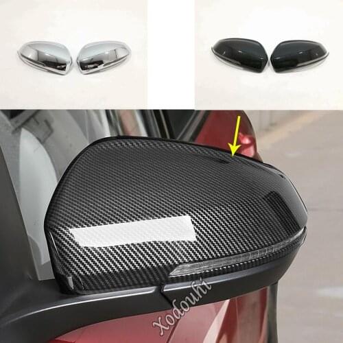 For Volkswagen VW T-cross Tcross 2018 2019 2020 2021 Sticker Body Eyebrow Rear View Rearview Side Glass Mirror Cover Trim Frame