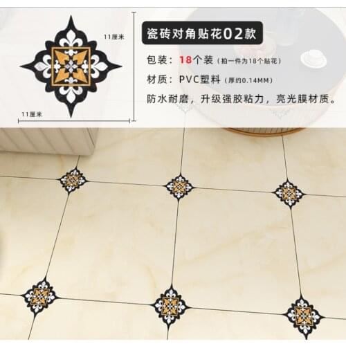 Floor Stickers Waterproof Tiles In Wall Stickers Wood Self Adhesive PVC Wallpaper for Bathroom Living Room Home Decor