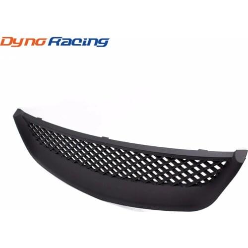 New Racing Car Front Grill Abs Grills Grille for 2001-2003 Honda Civic Type R Black YC101067