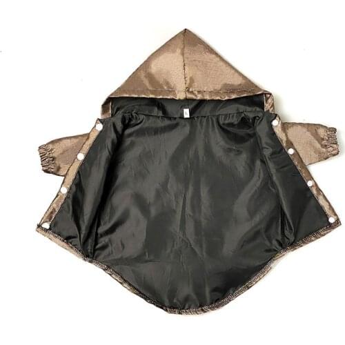 Schnauzer Coat Jacket Poodle Windbreaker for Pug Apparel Chihuahua Costume PC1185