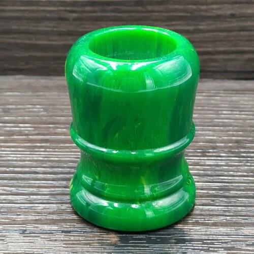 DScosmetic Jade green resin shaving brush handle