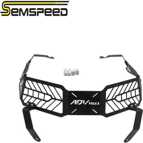 SEMSPEED ADV150 Headlight Head Light Protective Cover Grille Guard Cover Fits For HONDA ADV150 ADV 150 2019-2020 Autobike Parts