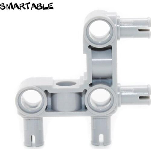 Smartable MOC Technic Pin Vertical Connector Building Block Parts Creative Toys Compatible technic 55615 20pcs/lot