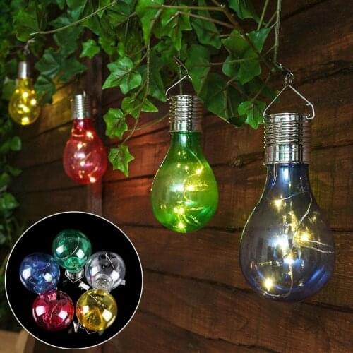Светильник На Стену Solar Power Led Light Bulb Lamp Hanging Decoration Durable For Camping Outdoor Garden Уличный Светильник