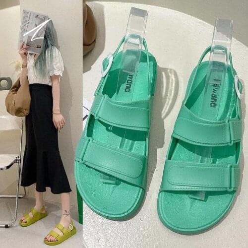 Shoes Women Slippers Sandals Womens Spring Summer 2021 New Flat Sandales Femmes