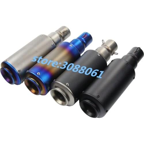 51mm Universal Modified KAJIMAOYI Motorcycle Exhaust Escape Muffler Fit Most Motorbike CBR500 Ninja250 300 Z750 800 R6 GSXR600