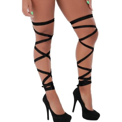 2pc Bondage Harness Womens Punk Goth Accessories Sword Party Dance Rave Costume Sexy Lingerie Halloween Carnival Leg Straps