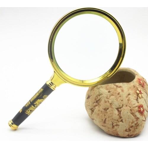 5X Plastic Child Gift Toys Educational Handheld Magnifier Children Loupa Magnifying Glass 90mm Lens Reading Glasses