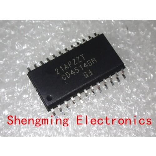 50PCS CD4514BM CD4514 SOP-24 IC Original