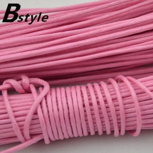 Free Shipping 30 Meter necklace and bracelet handmade supplies Waxed Cotton cord 3 color diy string strap thread 1.5mm