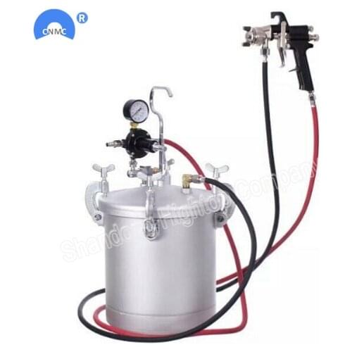 Colorful Pneumatic Pressure Spray Paint Gun Air Spray Pressure Barrels Feeding equipment