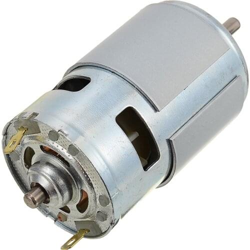 775 DC Motor 12V-24V 10000RPM Ball Bearing Large Torque High Power Low Noise Electronic Component Motor