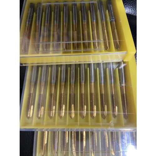 M2--M16 HSS -E straight flute thread tap stainless steel M2 M2.5 M3 M4 M5 M6 M8 M10 M12