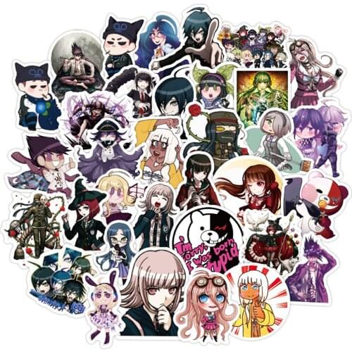 10/30/50PCS Game Danganronpa Graffiti Stickers Car Motorcycle Travel Luggage Guitar Skateboard for Kid Toy Gift Stickers Decals