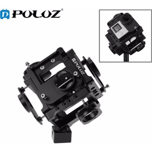 6 in 1 CNC Aluminum Alloy Housing Shell Protective Cage with Screw for GoPro HERO4 / 3