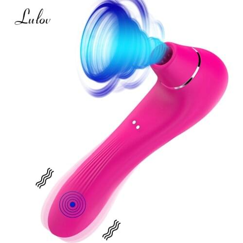 G-Spot Clit Sucker Vibrator Female Sex Toys For Women Clitoris Powerful Stimulator Dildo Penis Vibrator Goods For Adults Couples
