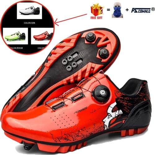 2021 New Stay Professional Mens Cycling Shoes Mtb Outdoor Sports Shoes Non-slip Self-locking Flat Cycling Shoes Best Shoes