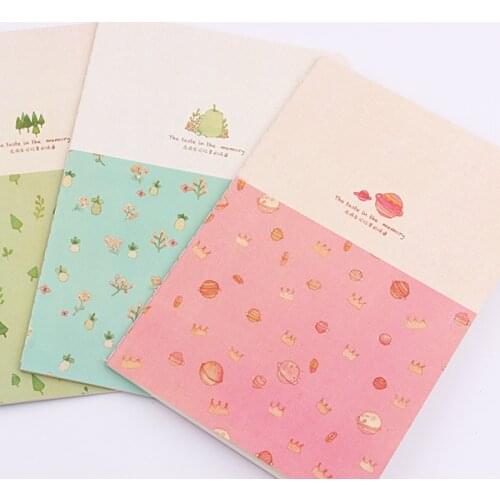 1PC A5 Novelty Notebooks 20 Pages Cute Notepad Sketchbook Painting Tools Diary Note book Office Stationery Supplies (ss-1784)