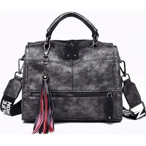 New Tassel Genuine Leather Womens Handbags Fashion Shoulder CrossBody Bags For Women Messenger Bags Tote Bags Lady Bolsas