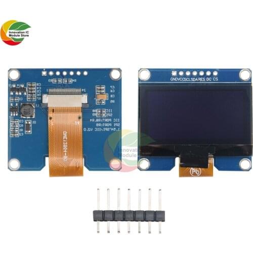 1.54" 7PIN OLED Display Module SSD1309 Suitable for SSD1306 SPI IIC I2C Interface 12864 OLED Screen 3.3-5V for Arduino AVR STM32